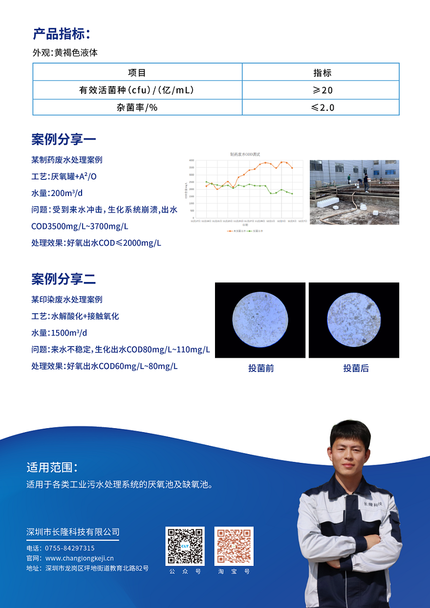 降解高濃度COD，提高生化B/C，提高水解酸化速度